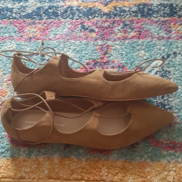 Loeffler Randall Ambra Leather Pointed Toe Flats - Picture 8 of 10